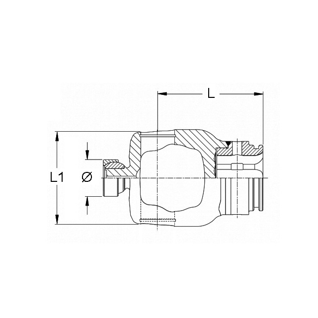 Machoire Grand Angle 80° 32X76/27X94 Tube Etoile 37X51 W2480 référence fournisseur WAL3513109